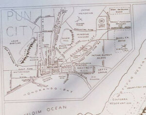 The Islands of Pun and the Free Associations