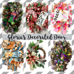 Gloria’s Decorated Door