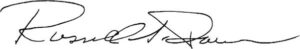 Russel Daws Signature